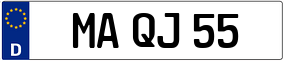 Truck License Plate